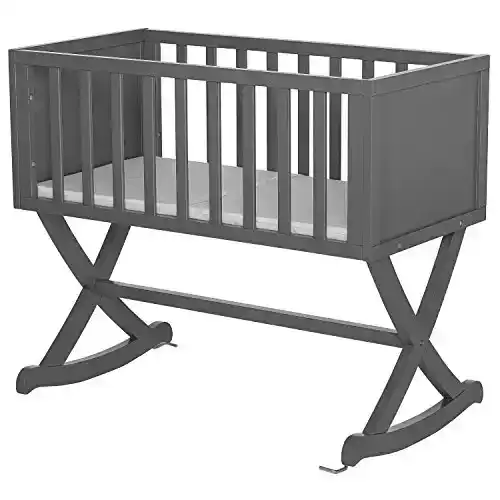 Dream On Me Luna/Haven Cradle, Steel Grey