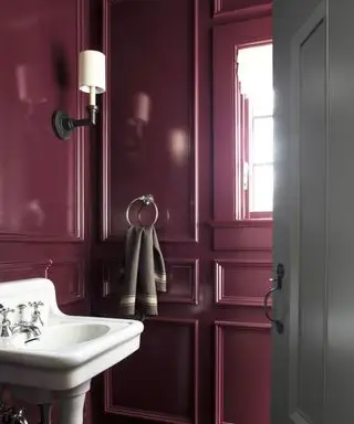 bagno color prugna