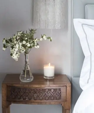 Nattbord på et soverom