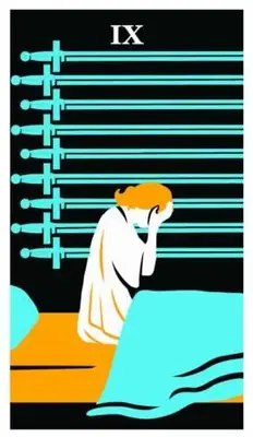 nine of swords modern way tarot deck