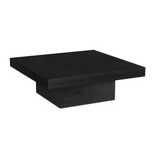 Table basse moderne Padula en bois noir