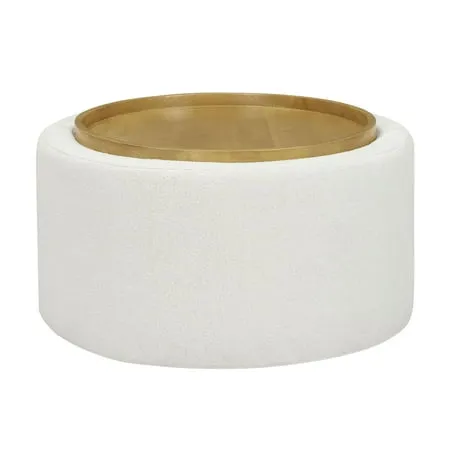 Linda mesa de centro Drew Stowaway com armazenamento por Drew Barrymore Cream' loading='lazy' title=