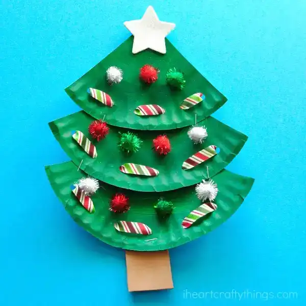 Paper Plate Christmas Tree