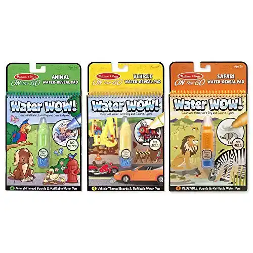 Melissa & Doug Vehicles Animals & Safari Water Wow On-The-Go Bundle