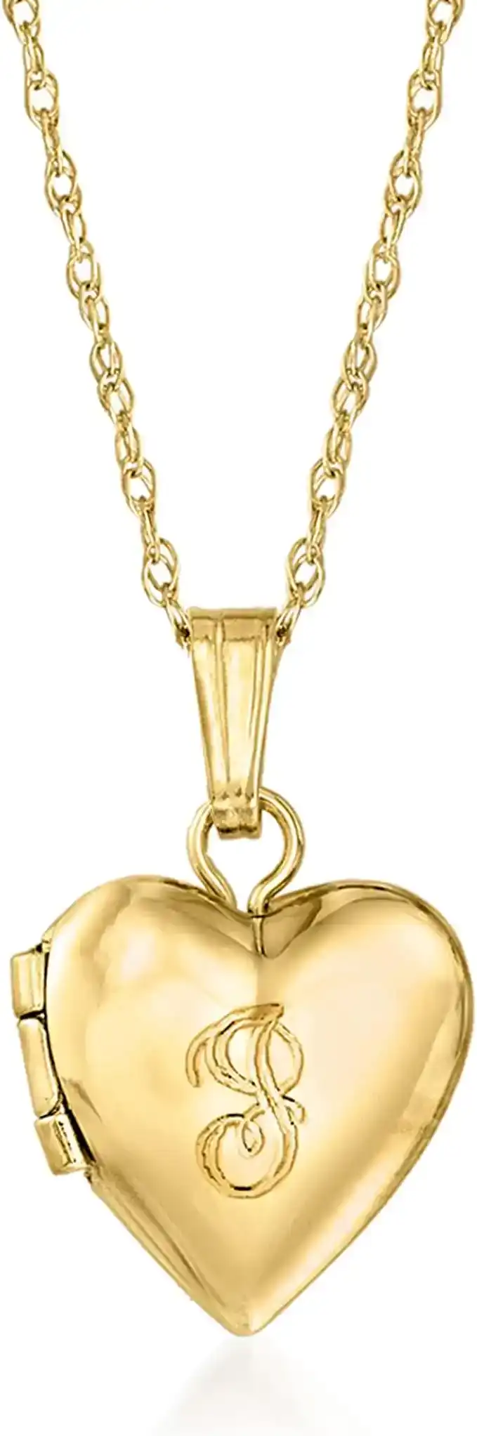 Locket baptism gift for girls
