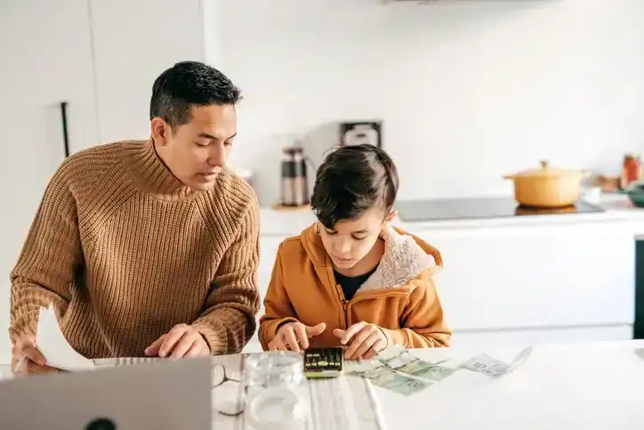They talk about money with their kids