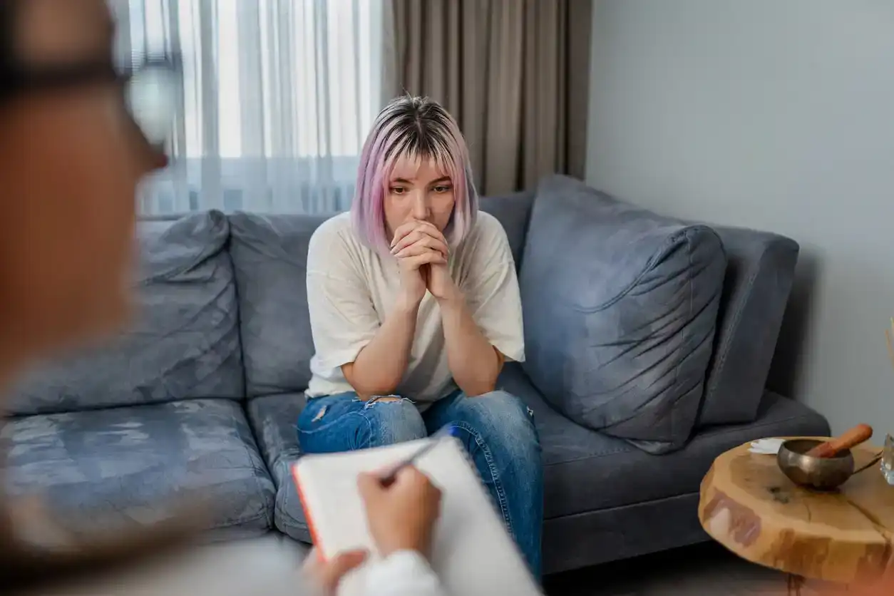 Eldest daughter attends therapy session