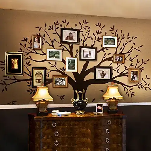Simple Shapes Family Tree Wall Decal by Simple Shapes (Chestnut Brown, Standard Size: 107