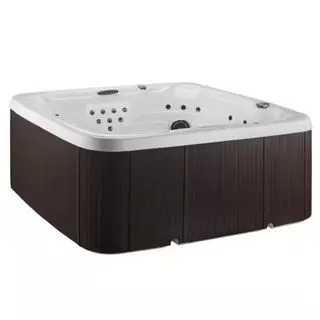 Lifesmart LS600DX Swim Spa pre 7 osôb, 65 trysiek, 230 V so 14 tryskami Turbo Blaster na bielom pozadí