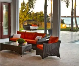 pátio interno externo Windermere, Flórida