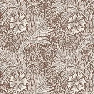 Papier peint blanc et marron