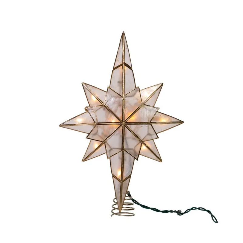 Kurt Adler Capiz Star Tree Topper & Recenze | Wayfair' loading='lazy' title=