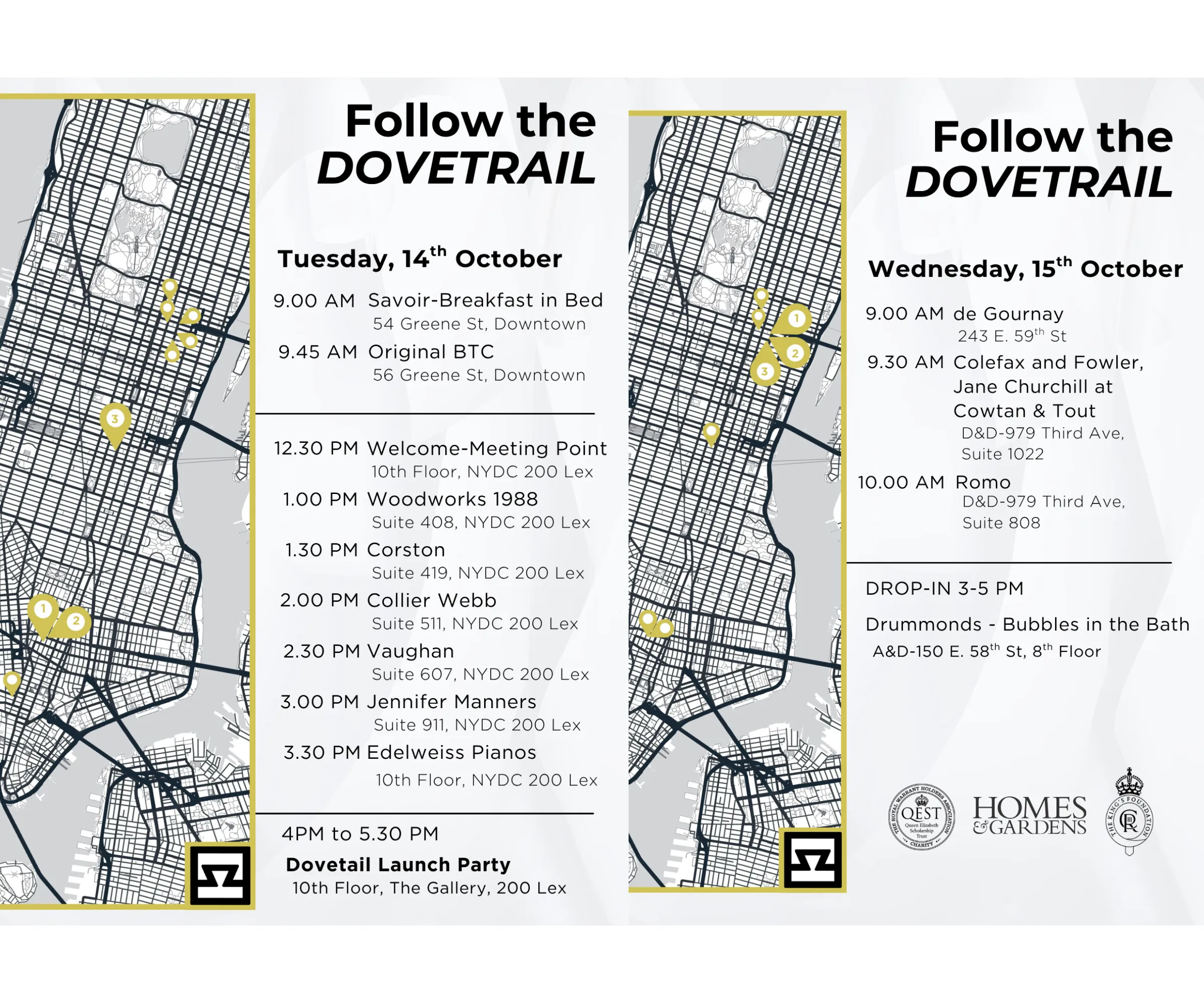 Dos mapas que muestran algunos recorridos artesanales.' loading='lazy' title=