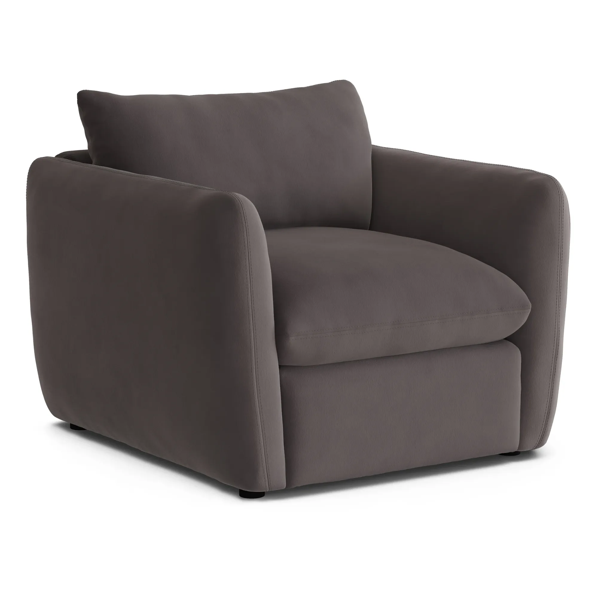 une chaise d'appoint gris marron' loading='lazy' title=