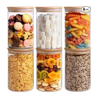 Set di barattoli di vetro Amazon
