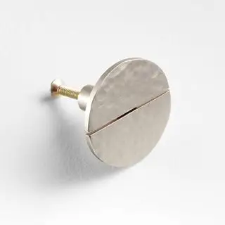 pomello martellato argento