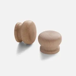 pomelli rotondi in legno