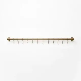 rack para panelas de metal mcgee and co com ganchos