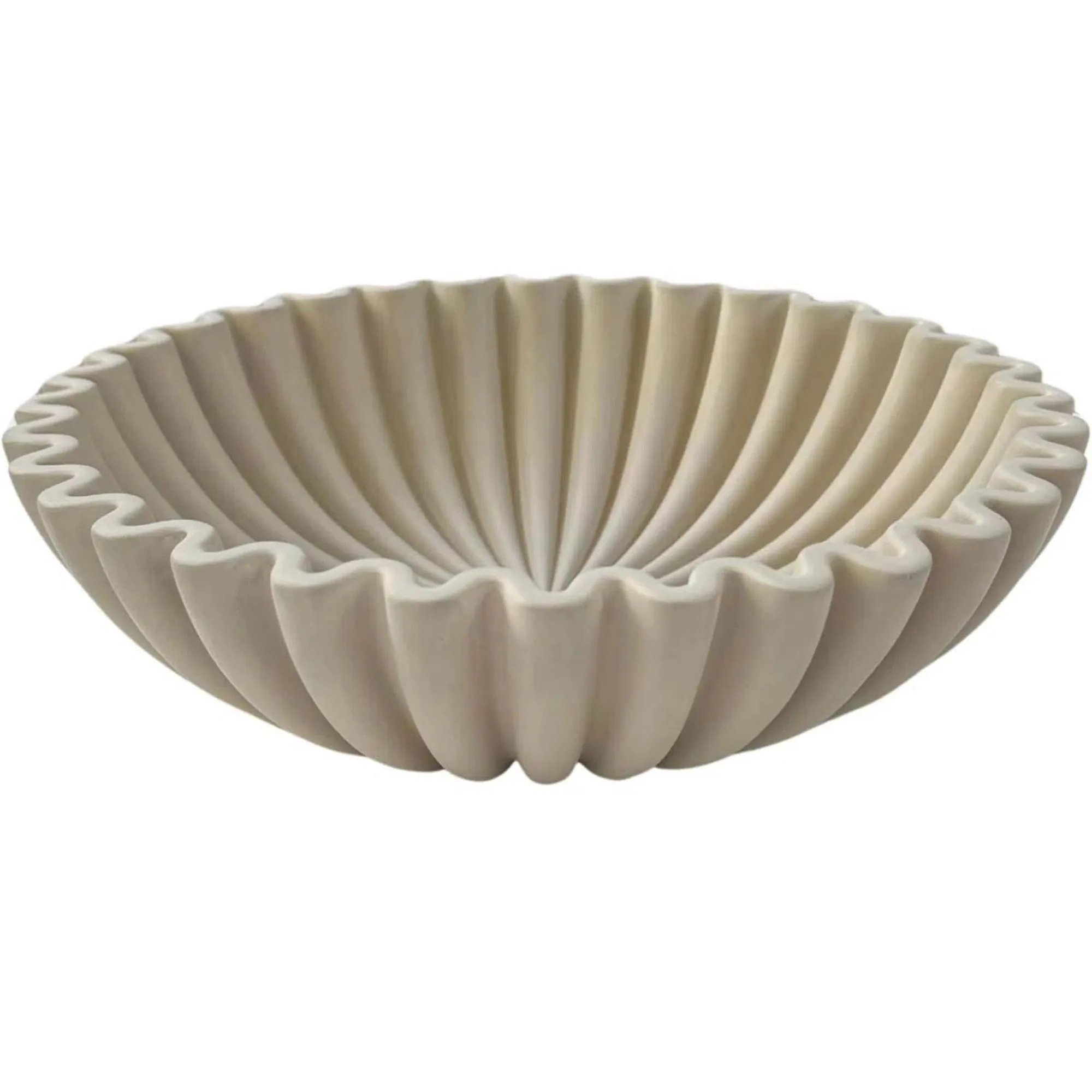 Tigela decorativa grande de concreto' loading='lazy' title=