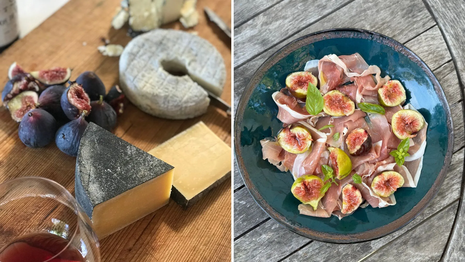 figi na desce serów i figi z prosciutto w misce' loading='lazy' title=