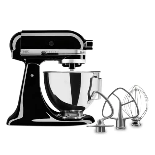 Pomoc kuchenna Tilt-Head Mikser 4.5 Quart KSM85pbob Onyx Black' loading='lazy' title=