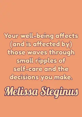 A quote by Melissa Steginus.