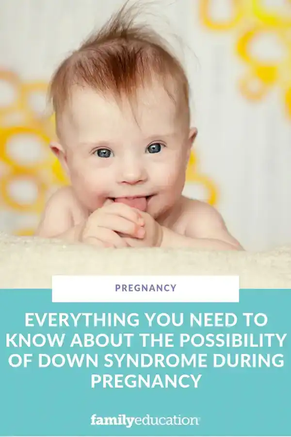 Pinterest graphic for the causes of Down Syndrome and how to test for it