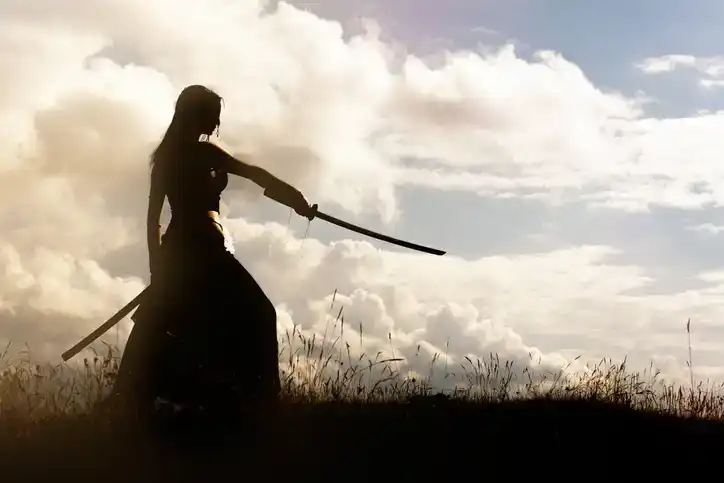 female samurai warrior