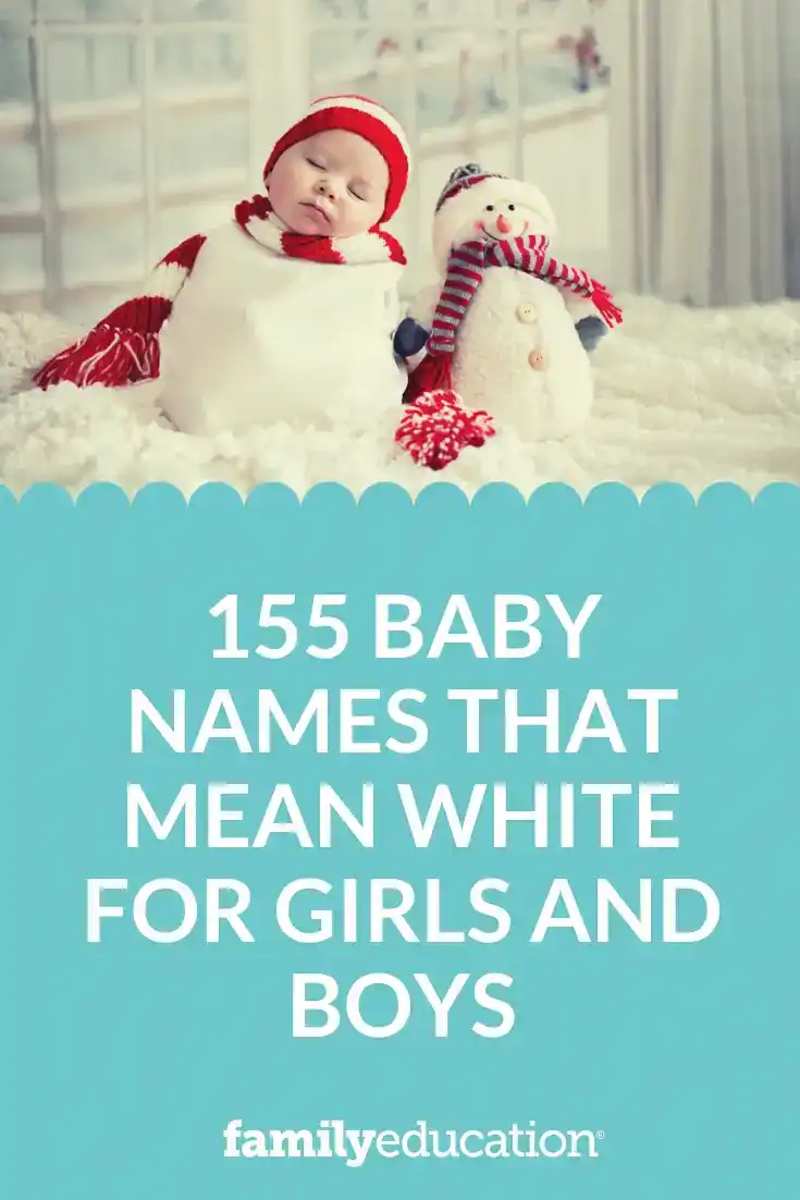 155 Baby Names That Mean White for Girls and Boys
