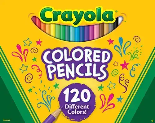 Crayola Colored Pencils, No Repeat Colors, 120Count, Gift