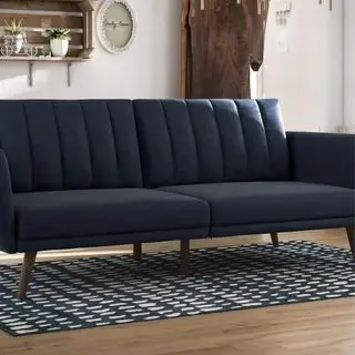 Novogratz Brittany konvertibel sofa med rund arm