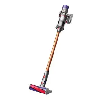 En Dyson Cyclone V10 Absolute på en hvid baggrund