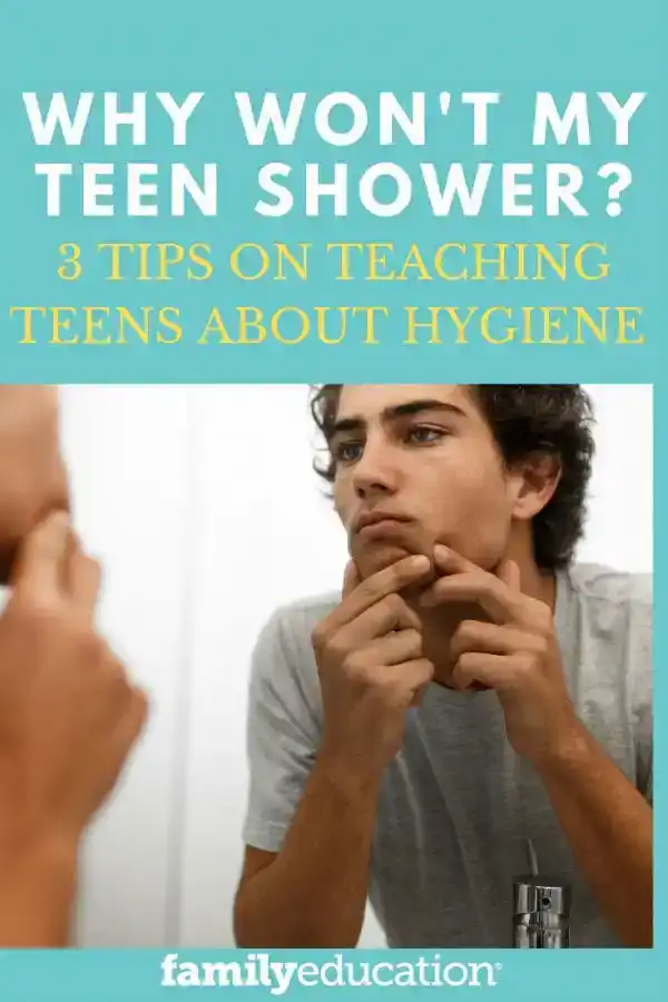 a Pinterest guide to teaching teens about hygiene