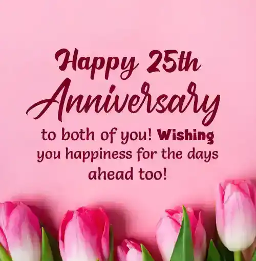 25th wedding anniversary wishes