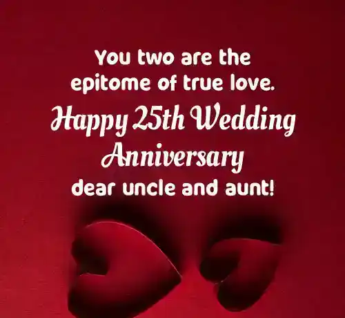 anniversary wishes for uncle and aunty