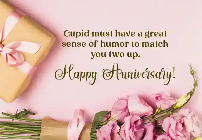 funny anniversary wishes for friends