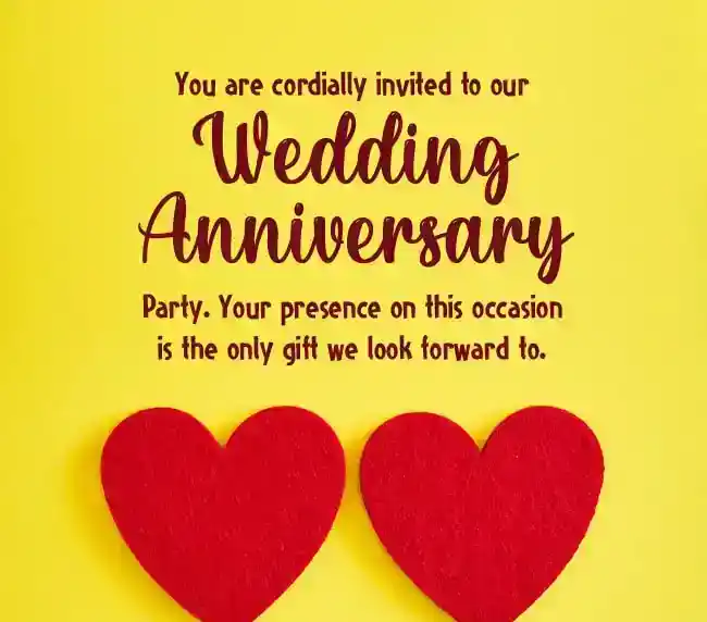 Formal Anniversary Invitation