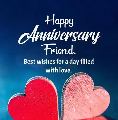 Anniversary Wishes for Friend