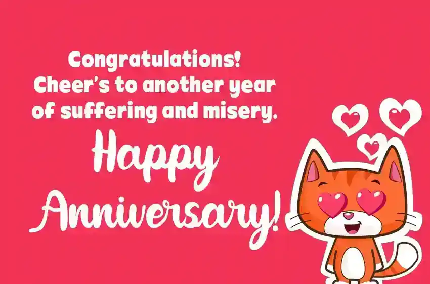 Happy Anniversary Wishes Funny