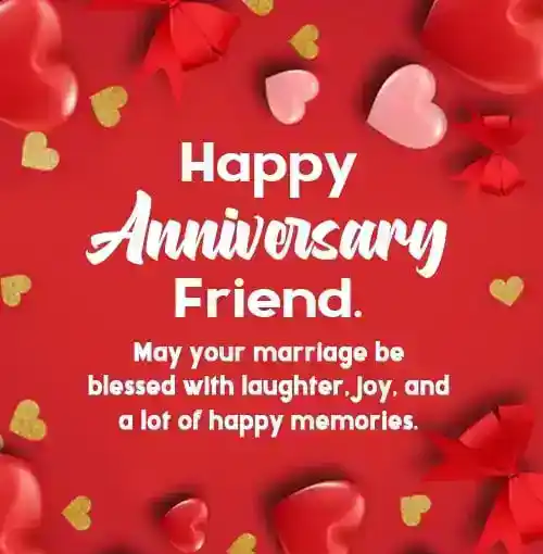 marriage anniversary wishes to friend