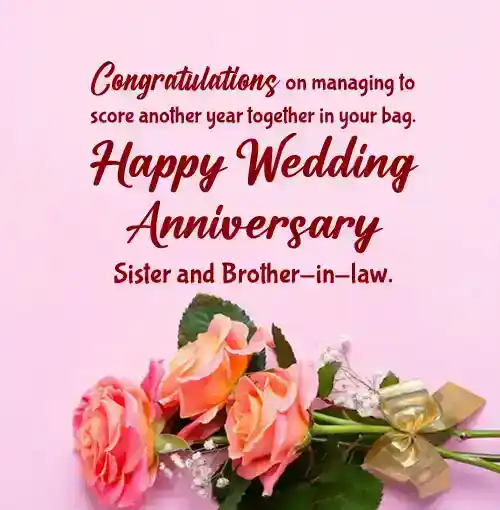anniversary wishes for sister and jiju