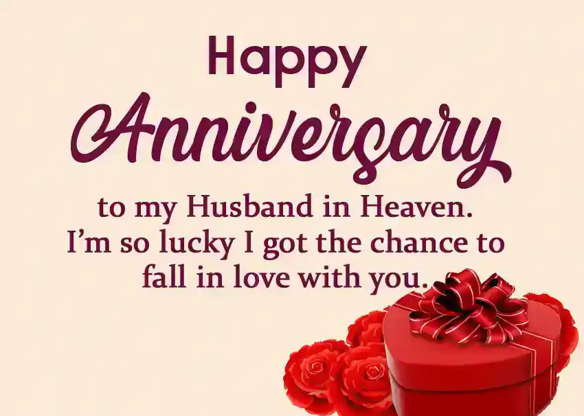 Happy Anniversary to My Husband in Heaven