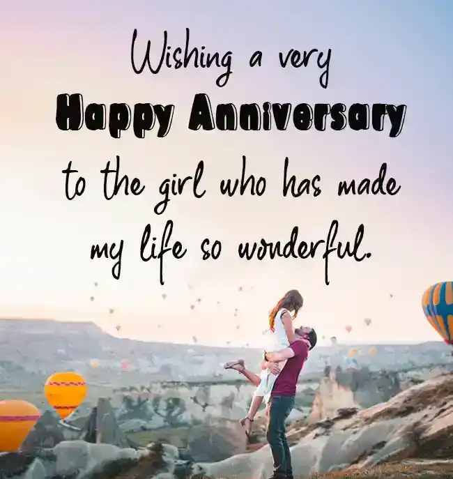 Love Anniversary Wishes for Girlfriend