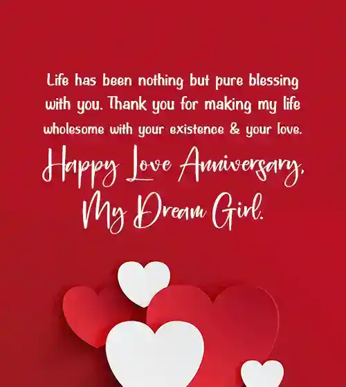 anniversary wishes for gf