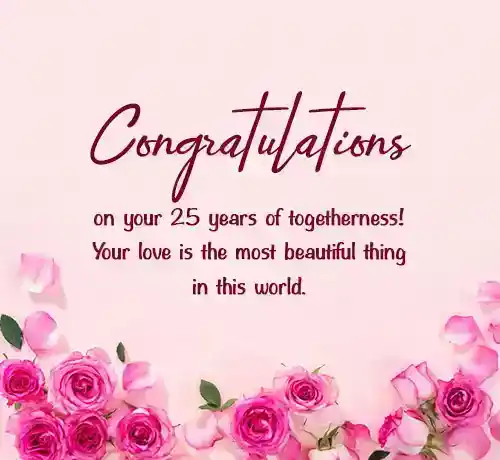 25th anniversary wishes for parents