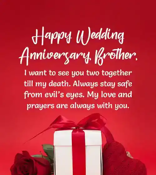 brother wedding anniversary wishes