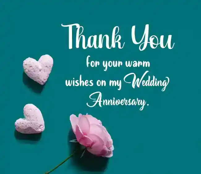thanks for anniversary wishes