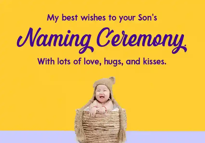 happy naming ceremony wishes