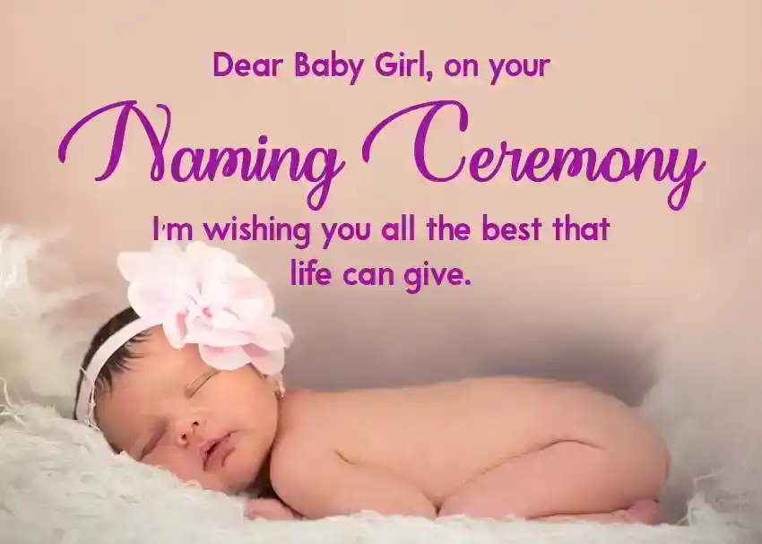 best wishes for naming ceremony