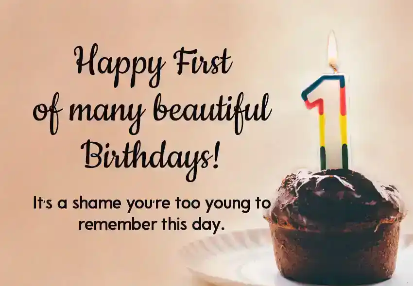 funny wishes for 1st birthday